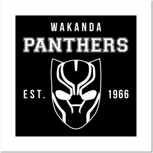 Wakanda Panthers Posters and Art